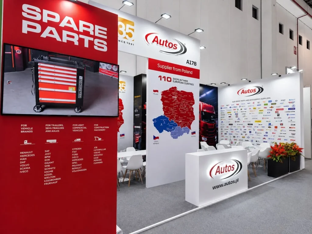 Stoisko targowe Autos na Automechanika Istanbul w Stambule – realizacja Perfekt, ujęcie 2