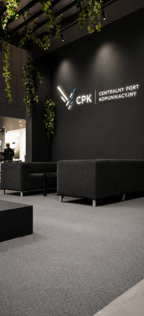 Stoisko targowe CPK na targach TRAKO w Gdańsku – realizacja Perfekt, ujęcie 7
