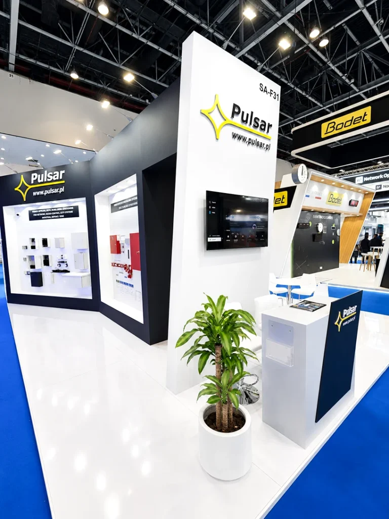 Stoisko targowe Pulsar na targach Intersec w Dubaju – realizacja Perfekt, ujęcie 3